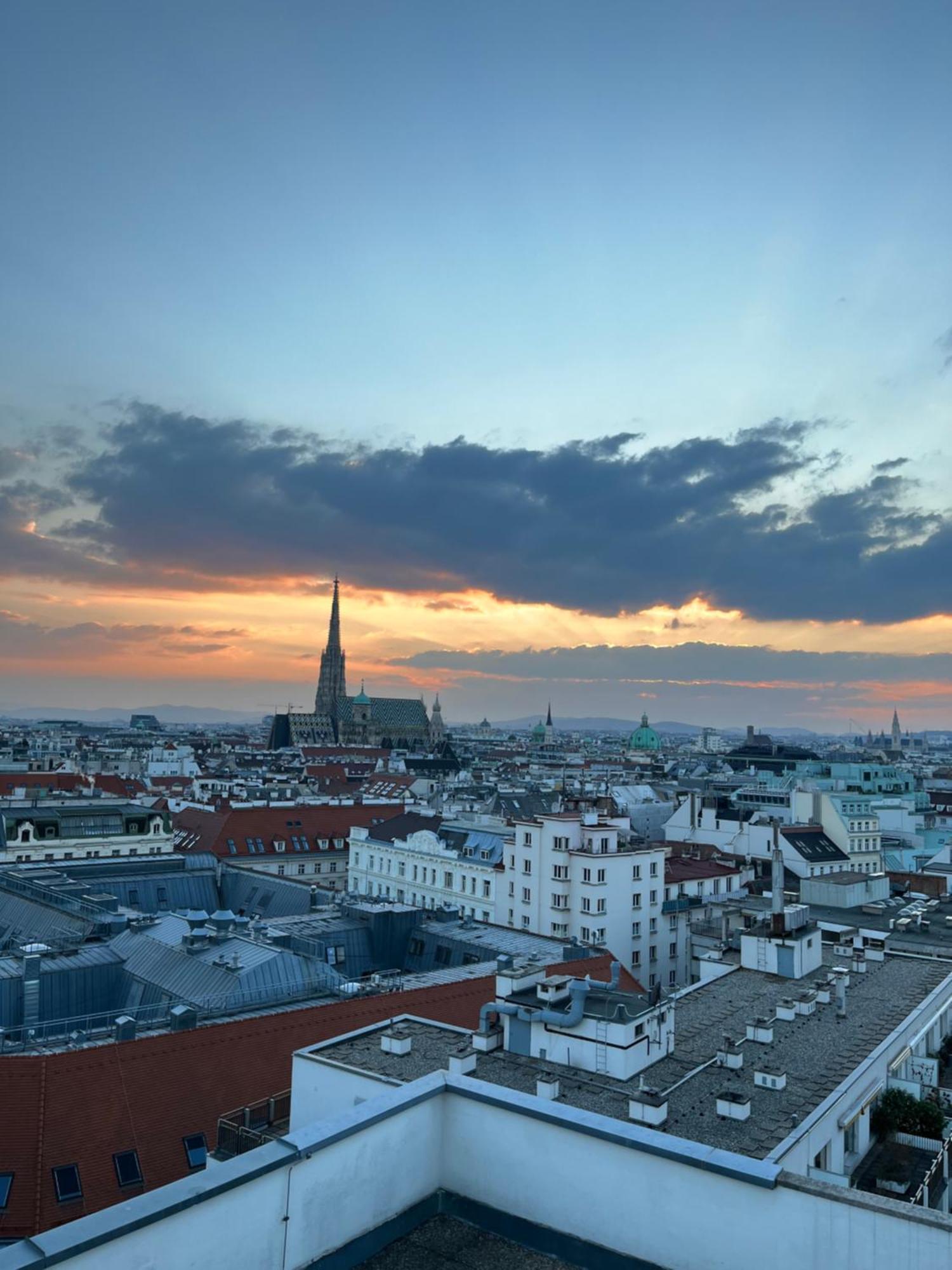 Center Apartment With 360° Rooftop Viena Exterior foto